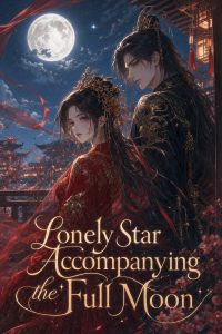 Lonely Star Accompanying the Full Moon