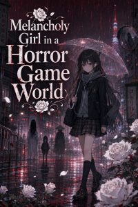 Melancholy Girl in a Horror Game World